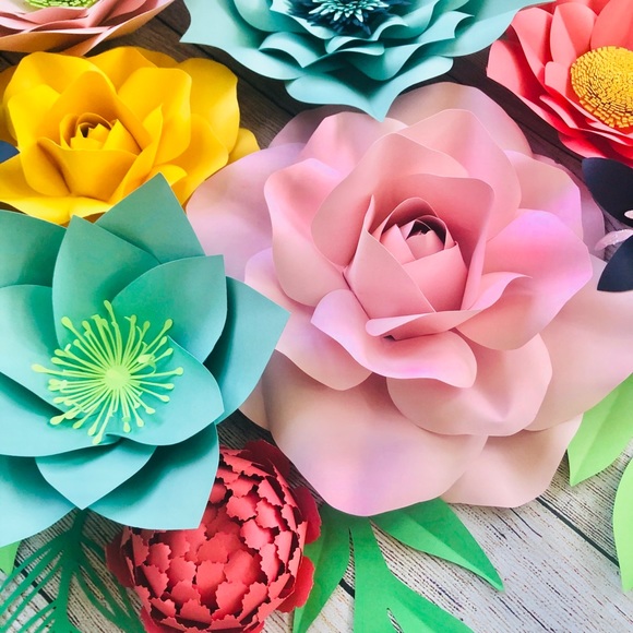 Paper Flower Nursery Set